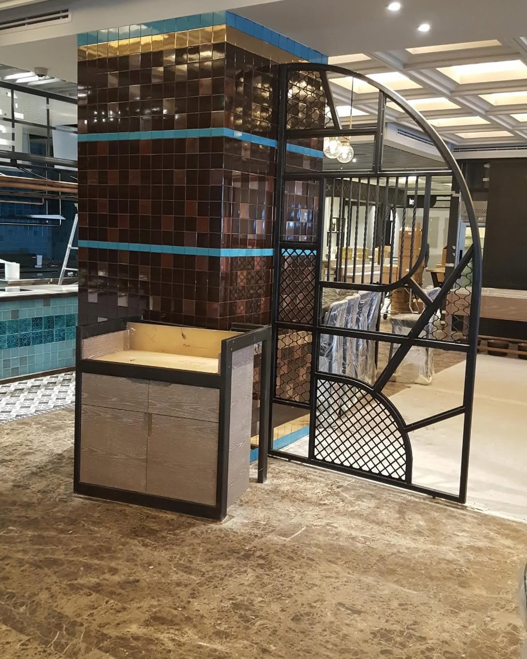 Interior architectural work at Pullman Hotel, Mall of Emirates.#dubai #uae #pullmanhotel #mallof (2)